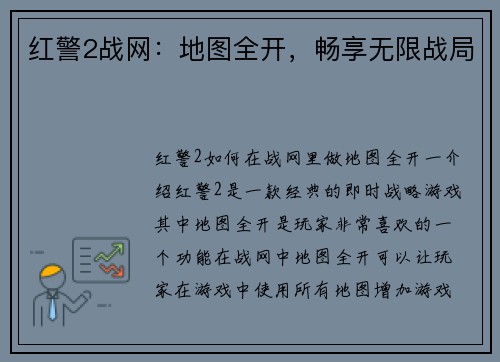 红警2战网：地图全开，畅享无限战局